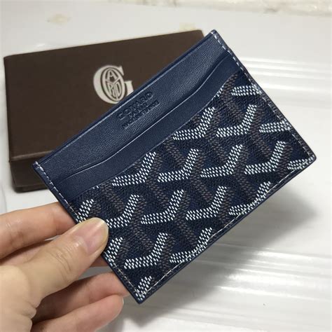 replica mens goyard wallet|authentic goyard card holder.